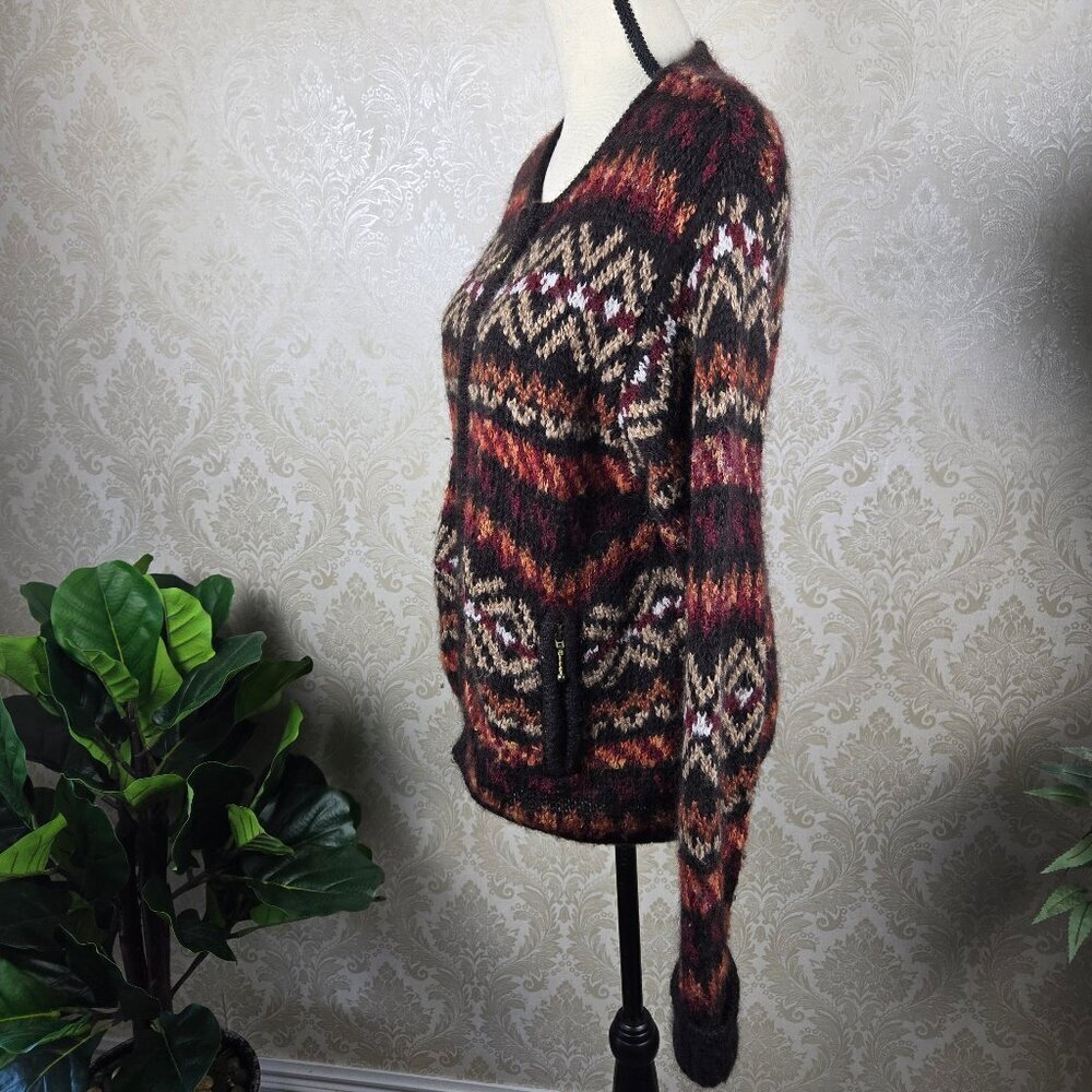 Dressbarn Size Large Multicolor Patterned Striped… - image 6